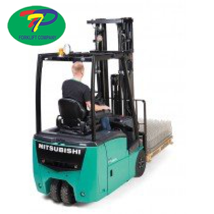 Xe nâng điện ngồi lái 3 bánh MITSUBISHI  1.5 tấn